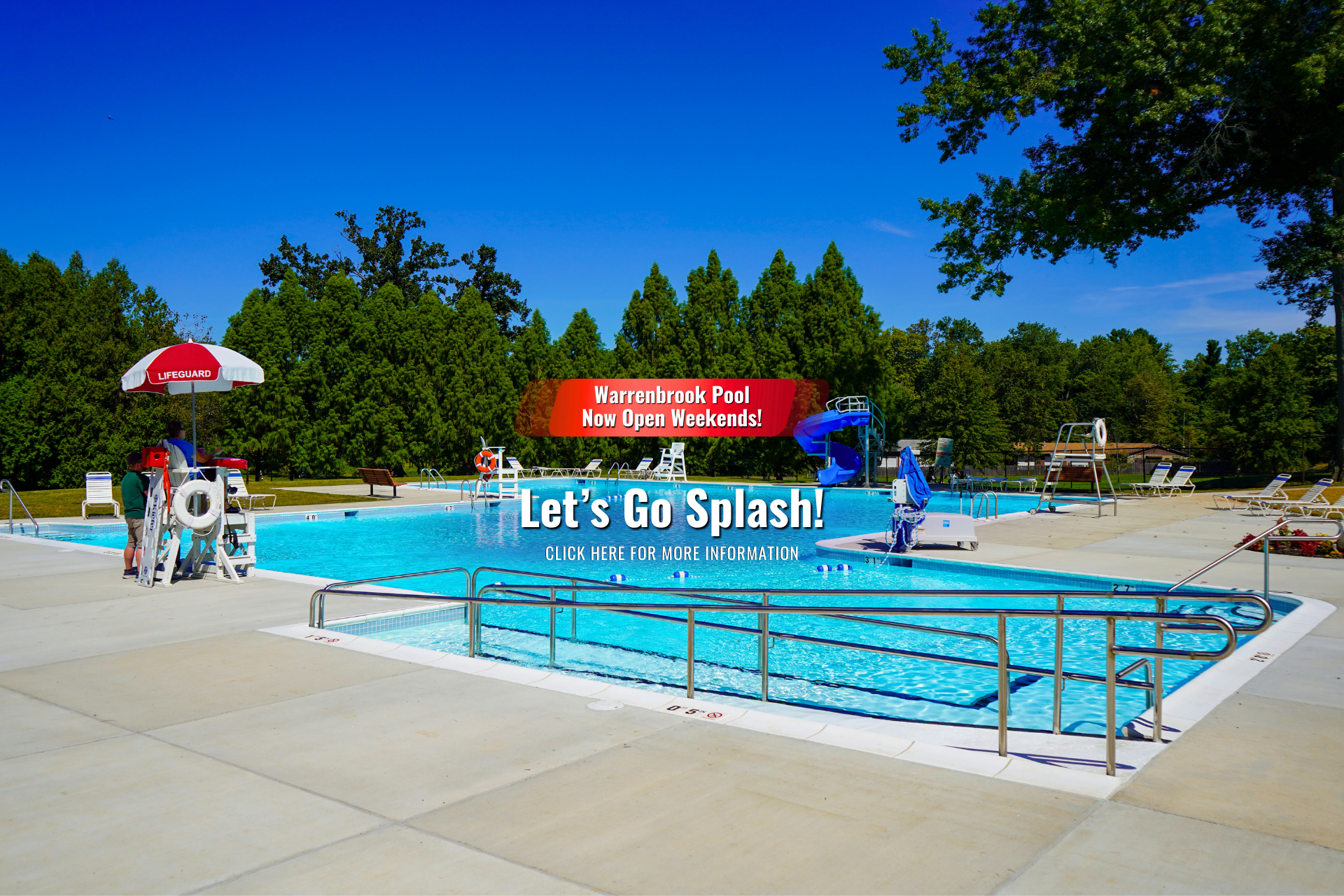 Warrenbrook Pool is now open weekends - June 2026