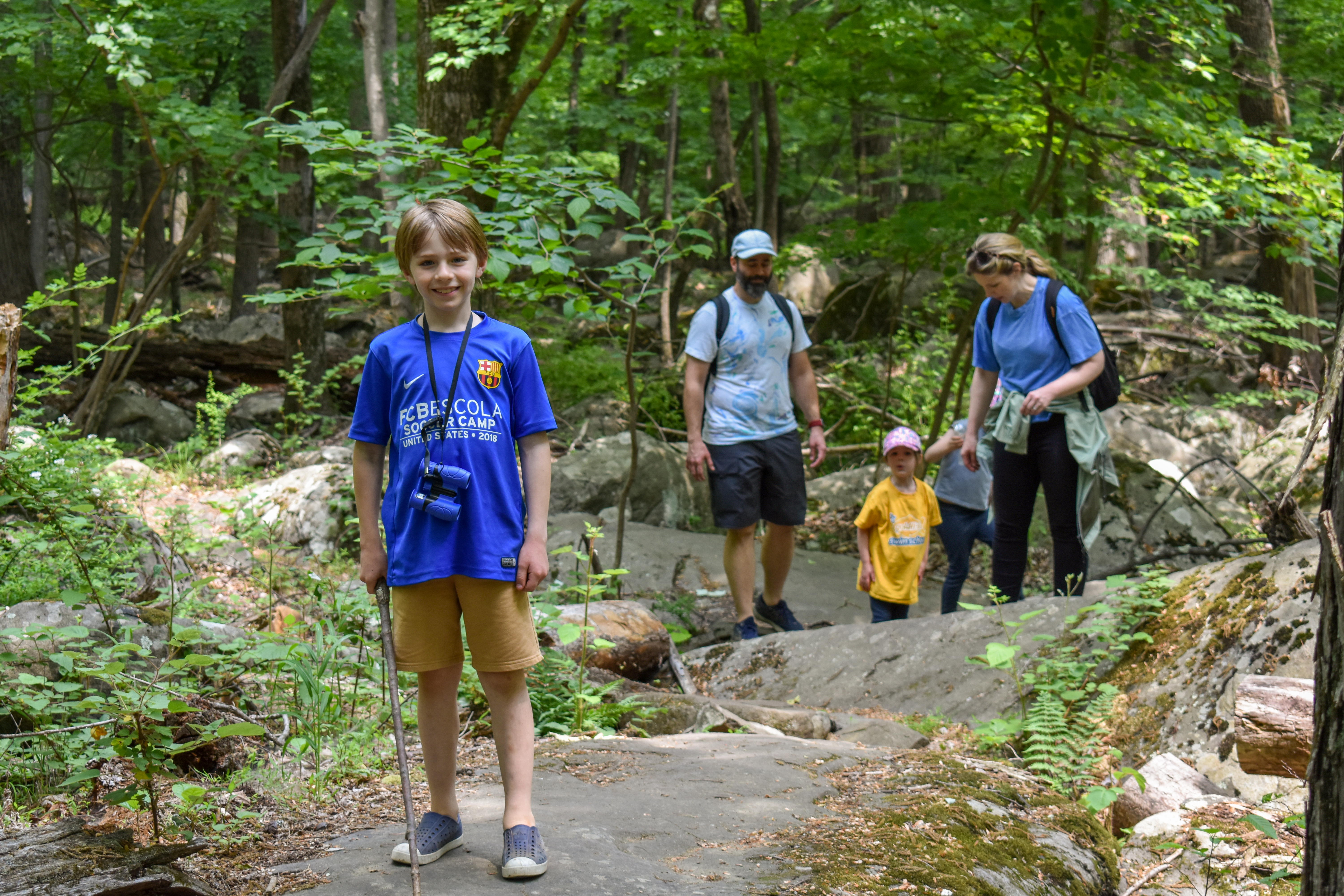 Sourland Hiking Family