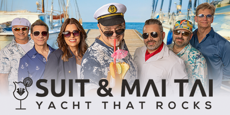 Suit & Mai Tai is playing the July 3rd ndependence Day Fireworks show at North Branchb Park in Bridgewater NJ