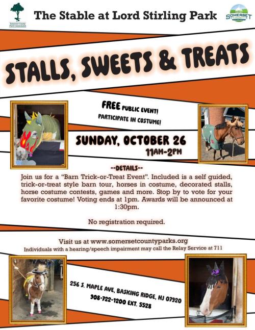 Stalls, Sweets & Treets at the Stable at Lord Stirling Park