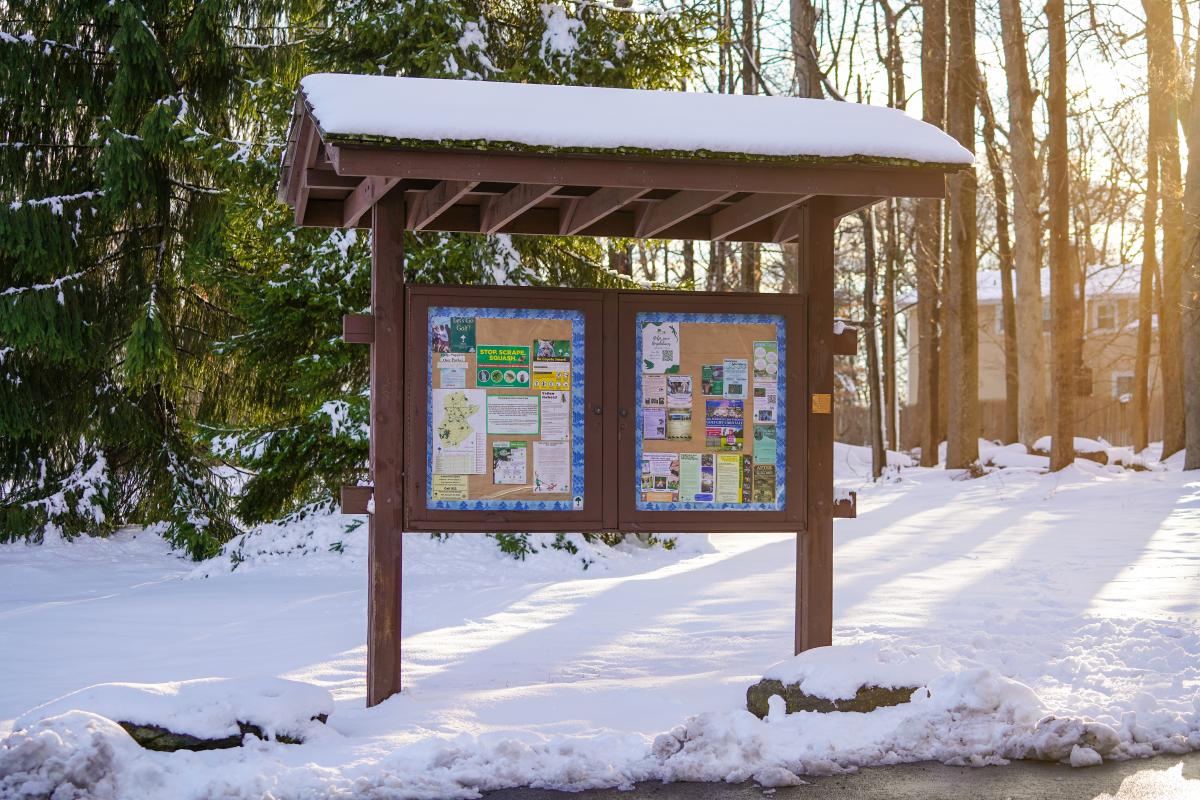 Washington Rock Park Winter Kiosk