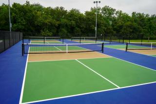 North Branch Greenway Park Pickleball Court Angle