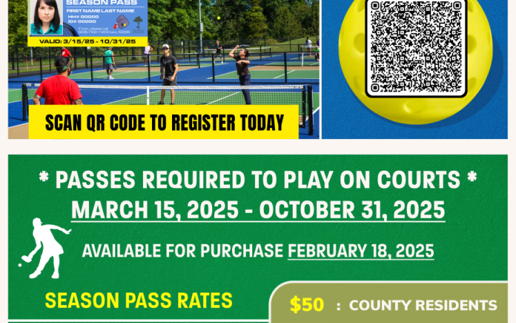 Pickleball Season Pass Flyer
